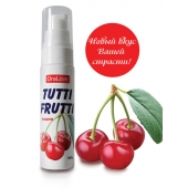 Гель-смазка Tutti-frutti с вишнёвым вкусом - 30 гр. - Биоритм - купить с доставкой в Калининграде