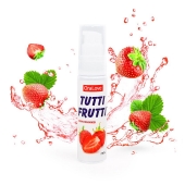 Гель-смазка Tutti-frutti с земляничным вкусом - 30 гр. - Биоритм - купить с доставкой в Калининграде