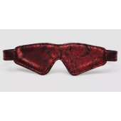 Двусторонняя красно-черная маска на глаза Reversible Faux Leather Blindfold - Fifty Shades of Grey - купить с доставкой в Калининграде