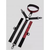 Ошейник с наручниками Reversible Faux Leather Collar and Wrist - Fifty Shades of Grey - купить с доставкой в Калининграде
