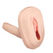 Мастурбатор-вагина с вибрацией и выносным пультом управления REALSTUFF SMOOTH   BALD - Dream Toys - в Калининграде купить с доставкой
