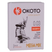 Набор из 4 презервативов OKOTO MegaMIX - Sitabella - купить с доставкой в Калининграде