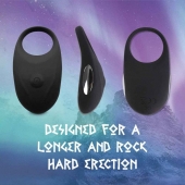 Черное эрекционное виброкольцо Thor Cockring - FeelzToys - в Калининграде купить с доставкой