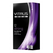 Презервативы с утолщённой стенкой VITALIS PREMIUM strong - 12 шт. - Vitalis - купить с доставкой в Калининграде