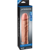 Телесная насадка Fantasy X-tensions Perfect 2  Extension - 20,3 см. - Pipedream - в Калининграде купить с доставкой