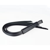 Черная кожаная плеть  Клео  - 60 см. - Sitabella - купить с доставкой в Калининграде