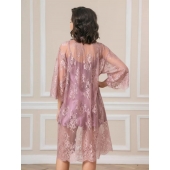 Соблазнительный кружевной пеньюар с поясом - Felisse купить с доставкой