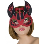 Маска дьяволицы с рожками - LOVETOY (А-Полимер) - купить с доставкой в Калининграде