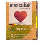 Экологически чистые презервативы Masculan Organic - 3 шт. - Masculan - купить с доставкой в Калининграде