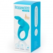 Голубое эрекционное виброкольцо Happy Rabbit Rechargeable Rabbit Cock Ring - Happy Rabbit - в Калининграде купить с доставкой