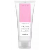 Смазка на водной основе Mixgliss Sweet с ароматом бабл-гам - 70 мл. - Mixgliss - купить с доставкой в Калининграде