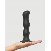 Черная насадка Strap-On-Me Dildo Geisha Balls size XL - Strap-on-me - купить с доставкой в Калининграде