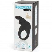 Черное эрекционное виброкольцо Happy Rabbit Rechargeable Rabbit Cock Ring - Happy Rabbit - в Калининграде купить с доставкой