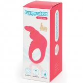 Розовое эрекционное виброкольцо Happy Rabbit Rechargeable Rabbit Cock Ring - Happy Rabbit - в Калининграде купить с доставкой