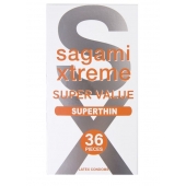 Ультратонкие презервативы Sagami Xtreme Superthin - 36 шт. - Sagami - купить с доставкой в Калининграде