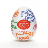 Мастурбатор-яйцо Keith Haring EGG STREET - Tenga - в Калининграде купить с доставкой