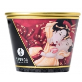 Массажная  свеча Sparkling Strawberry Wine с ароматом клубничного вина - 170 мл. - Shunga - купить с доставкой в Калининграде