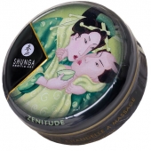 Массажная свеча Exotic Green Tea с ароматом зелёного чая - 30 мл. - Shunga - купить с доставкой в Калининграде