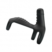 Черная вибронасадка на пенис Vibrating Penis Sling - Baile - в Калининграде купить с доставкой