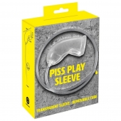 Прозрачная насадка на пенис Piss Play Sleeve для игр с мочеиспусканием - Orion - купить с доставкой в Калининграде