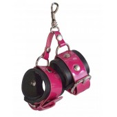 Розово-черный брелок  Наручники - Sitabella - купить с доставкой в Калининграде