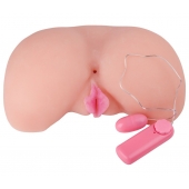 Вагина из кибер-кожи с выносным пультом управления вибрацией - LOVETOY (А-Полимер) - в Калининграде купить с доставкой