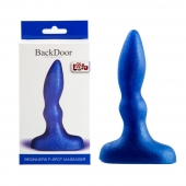 Синий анальный стимулятор Beginners p-spot massager - 11 см. - Lola Games - в Калининграде купить с доставкой