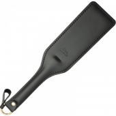 Черная кожаная шлепалка SitaBlack - 30 см. - Sitabella - купить с доставкой в Калининграде