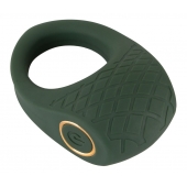 Зеленое эрекционное виброкольцо Luxurious Vibro Cock Ring - Orion - в Калининграде купить с доставкой