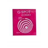Стимулирующий интимный крем для женщин Cosmo G-spot - 2 гр. - Биоритм - купить с доставкой в Калининграде