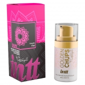 Возбуждающий гель Golden Chups с малиновым ароматом - 17 мл. - INTT - купить с доставкой в Калининграде