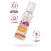 Съедобная гель-смазка Yovee «Двойной соблазн» с Д-пантенолом и вкусом клубники и дыни - 100 мл. - ToyFa - купить с доставкой в Калининграде