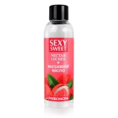 Массажное масло Sexy Sweet Nectar Lychee с феромонами и ароматом личи - 75 мл. - Биоритм - купить с доставкой в Калининграде