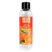 Массажное масло Sexy Sweet Fresh Orange с ароматом апельсина и феромонами - 75 мл. - Биоритм - купить с доставкой в Калининграде
