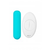 Голубая вибропуля Tnim с пультом ДУ - A-toys