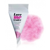 Съедобное согревающее массажное масло Love Me Tender Cotton Candy с ароматом сладкой ваты - 10 мл. - Love to Love - купить с доставкой в Калининграде