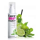 Съедобное согревающее массажное масло Love Me Tender Mojito с ароматом мохито - 100 мл. - Love to Love - купить с доставкой в Калининграде