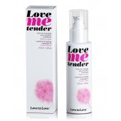Съедобное согревающее массажное масло Love Me Tender Cotton Candy с ароматом сладкой ваты - 100 мл. - Love to Love - купить с доставкой в Калининграде