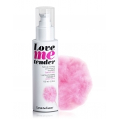 Съедобное согревающее массажное масло Love Me Tender Cotton Candy с ароматом сладкой ваты - 100 мл. - Love to Love - купить с доставкой в Калининграде