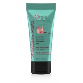 Съедобный интимный гель Orgie Lube Tube Cocktail Strawberry Mojito - 50 мл. - ORGIE - купить с доставкой в Калининграде