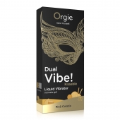Съедобный гель Dual Vibe Pina Colada с эффектом вибрации и вкусом коктейля пина колада - 15 мл. - ORGIE - купить с доставкой в Калининграде