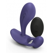 Темно-синий вибромассажер Witty P G Vibrator with Remote Control - Love to Love - в Калининграде купить с доставкой