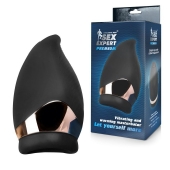 Черный вибромастурбатор Sex Expert - Sex Expert - в Калининграде купить с доставкой