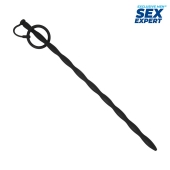 Черный стимулятор уретры Sex Expert - Sex Expert - купить с доставкой в Калининграде