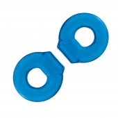 Комплект из двух колец для пениса 2-Pack Ultra-Stretch Stamina Endurance Ring - BlueLine - в Калининграде купить с доставкой