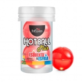 Лубрикант на масляной основе Hot Ball Plus с охлаждающе-разогревающим эффектом (2 шарика по 3 гр.) - HotFlowers - купить с доставкой в Калининграде
