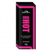 Гель для оральных ласк Oral Hot с согревающим эффектом - 15 гр. - HotFlowers - купить с доставкой в Калининграде