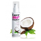 Съедобное согревающее массажное масло Love Me Tender Cocos с ароматом кокоса - 100 мл. - Love to Love - купить с доставкой в Калининграде