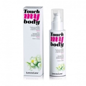 Силиконовый лубрикант 2-в-1 Touch My Body с ароматом моной - 100 мл. - Love to Love - купить с доставкой в Калининграде