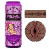 Коричневый мастурбатор-вагина Pleasure Brew Masturbator-Wild Ale в банке - Lovetoy - в Калининграде купить с доставкой